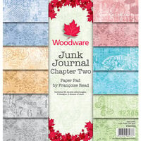 Creative Expressions - Woodware Craft Collection - 8 x 8 Paper Pad - Junk Journal Chapter Two