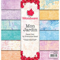 Woodware - 8 x 8 Paper Pad - Mon Jardin
