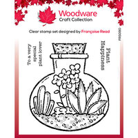 Creative Expressions - Woodware Craft Collection - Clear Photopolymer Stamps - Terrarium