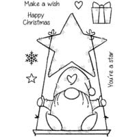 Woodware - Christmas - Clear Photopolymer Stamps - Star Gnome