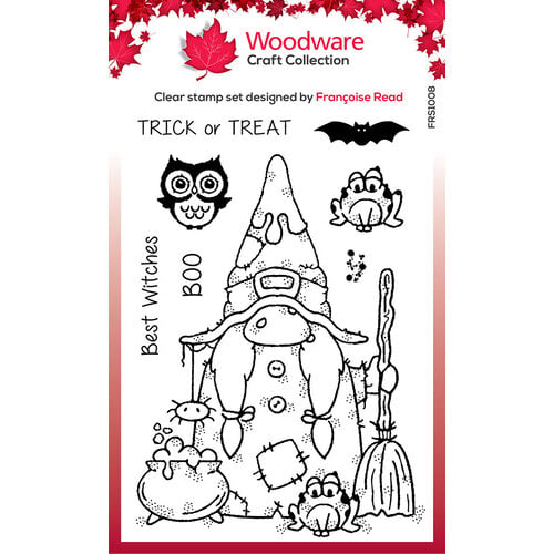 Woodware - Halloween - Clear Photopolymer Stamps - Witchy Woo