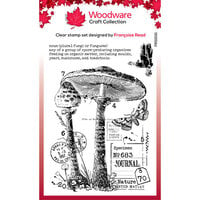 Woodware - Clear Photopolymer Stamps - Vintage Fungi Up