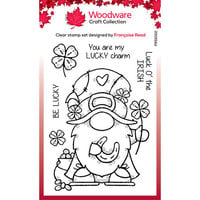 Woodware - Clear Photopolymer Stamps - Lucky Gnome
