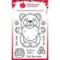 Woodware - Clear Photopolymer Stamps - Honey Bear Gnome