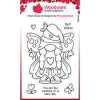 Woodware - Clear Photopolymer Stamps - Butterfly Norma