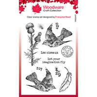 image of Woodware - Clear Photopolymer Stamps - Flying Birds