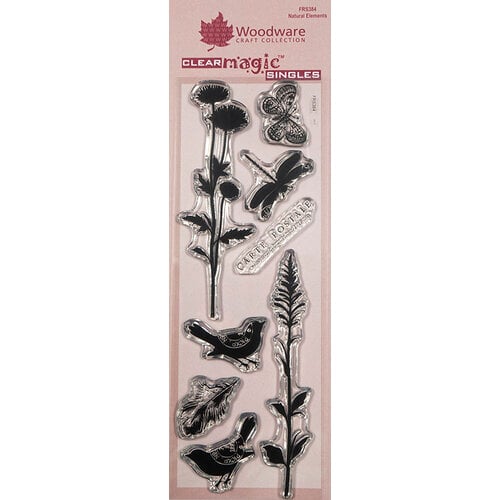 Creative Expressions - Woodware Craft Collection - Clear Photopolymer Stamps - Natural Elements
