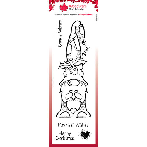 Creative Expressions - Woodware Craft Collection - Clear Photopolymer Stamps - Gnome Wishes
