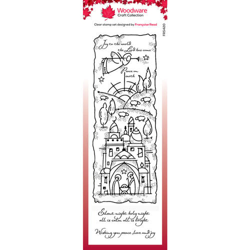 Creative Expressions - Woodware Craft Collection - Christmas - Clear Photopolymer Stamps - Holy Night
