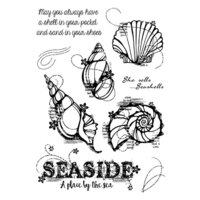 Creative Expressions - Woodware Craft Collection - Clear Photopolymer Stamps - Seashells