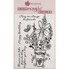 Creative Expressions - Woodware - Clear Acrylic Stamps - Millefiori Vase