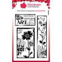 Woodware - Clear Photopolymer Stamps - Vintage Toppers