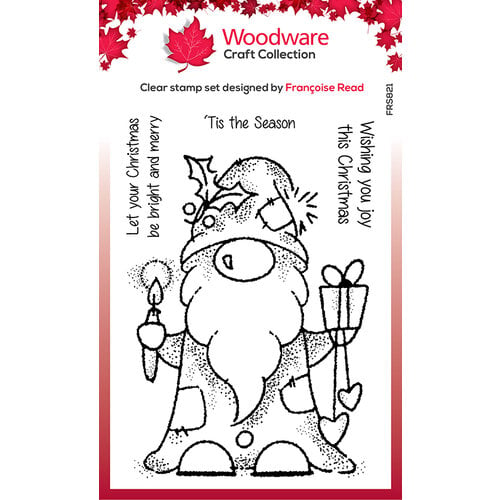 Woodware - Christmas - Clear Photopolymer Stamps - Seasonal Gnome