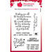 Creative Expressions - Woodware Craft Collection - Clear Photopolymer Stamps - Christmas Words