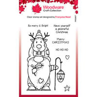Creative Expressions - Woodware Craft Collection - Christmas - Clear Photopolymer Stamps - Reindeer Gnome