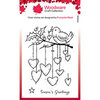 Creative Expressions - Woodware Craft Collection - Christmas - Clear Photopolymer Stamps - Hanging Hearts