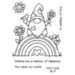 Creative Expressions - Woodware Craft Collection - Clear Photopolymer Stamps - Rainbow Gnome