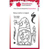 Woodware - Clear Photopolymer Stamps - Arty Gnome