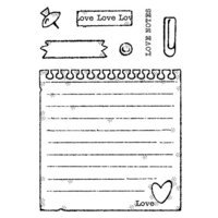 Woodware - Clear Photopolymer Stamps - Love Notes