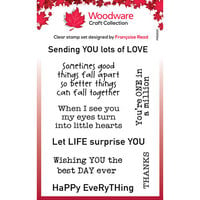 Woodware - Clear Photopolymer Stamps - Happy Everything