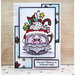 Woodware - Christmas - Clear Photopolymer Stamps - Santa Cup