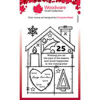 Creative Expressions - Woodware Craft Collection - Clear Photopolymer Stamps - Christmas House