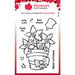 Woodware - Christmas - Clear Photopolymer Stamps - Potted Poinsettias