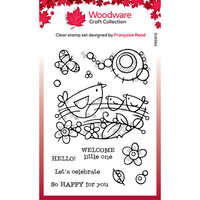 Creative Expressions - Woodware Craft Collection - Clear Photopolymer Stamps - Bird Nest