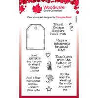 Woodware - Clear Photopolymer Stamps - Tagged Greetings