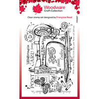 Woodware - Clear Photopolymer Stamps - Sewing Machine