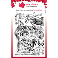 Creative Expressions - Woodware Craft Collection - Clear Photopolymer Stamps - B Is For Butterfly