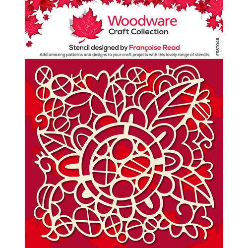 Creative Expressions - Woodware - Stencils - Flower Doodle