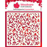 Creative Expressions - Woodware Craft Collection - 6 x 6 Stencils - Dashed