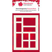 image of Woodware - Stencils - Postage Frame