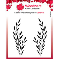 Woodware - Clear Photopolymer Stamps - Bethany Leaf