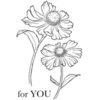 Woodware - Clear Photopolymer Stamps - Bold Blooms Erica