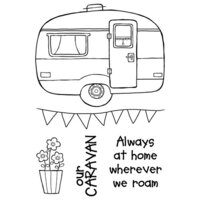 Creative Expressions - Woodware Craft Collection - Clear Photopolymer Stamps - Caravan