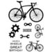 Woodware - Clear Photopolymer Stamps - On Your Bike