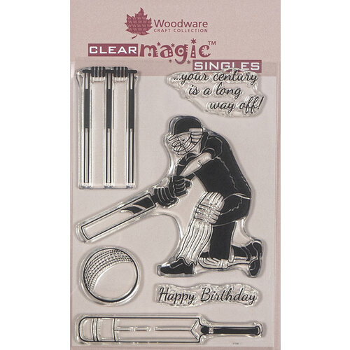 Creative Expressions - Woodware - Clear Acrylic Stamps - Singles - Hows Zat!