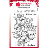 Creative Expressions - Woodware Craft Collection - Clear Photopolymer Stamps - Blooming Lovely