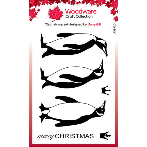 Creative Expressions - Woodware - Christmas - Clear Photopolymer Stamps - Singles - King Penguins