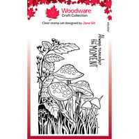 Creative Expressions - Woodware Craft Collection - Clear Photopolymer Stamps - Lino Cut - Toadstools