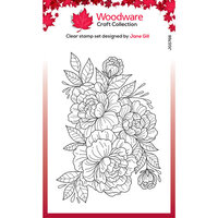 Woodware - Clear Photopolymer Stamps - Camellia Spray