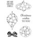 Woodware - Christmas - Clear Photopolymer Stamps - Bubble Mini Baubles