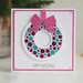 Creative Expressions - Woodware Craft Collection - Christmas - Clear Photopolymer Stamps - Bubble Holiday Wreath
