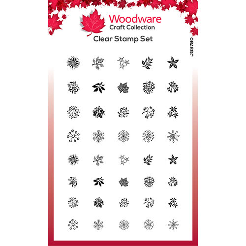 Woodware - Christmas - Clear Photopolymer Stamps - Bubble Tops