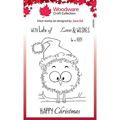 Creative Expressions - Woodware Craft Collection - Christmas - Festive Fuzzies - Clear Photopolymer Stamps - Robin