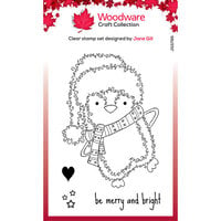 Creative Expressions - Woodware Craft Collection - Christmas - Festive Fuzzies - Clear Photopolymer Stamps - Penguin