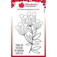 Creative Expressions - Woodware Craft Collection - Clear Photopolymer Stamps - Bubble Bloom Trinny