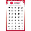 Woodware - Clear Photopolymer Stamps - Bubble Floral Tops